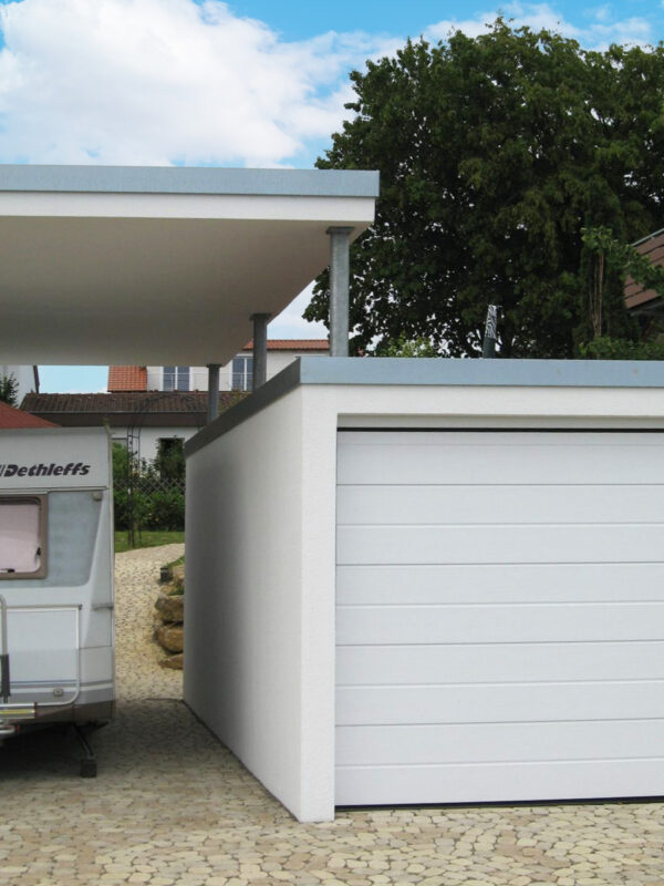 Beton Carport aufgeständer