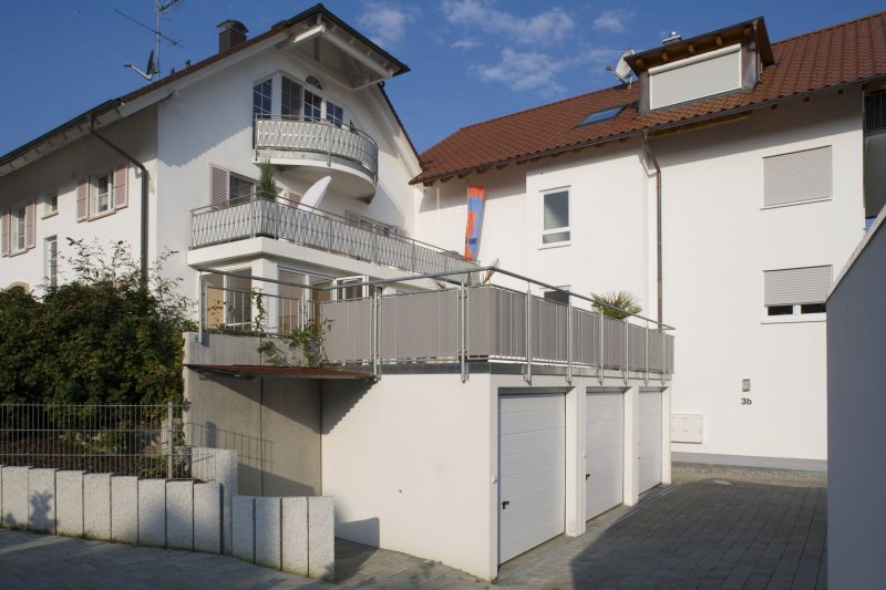 Reihengarage mit terrasse
