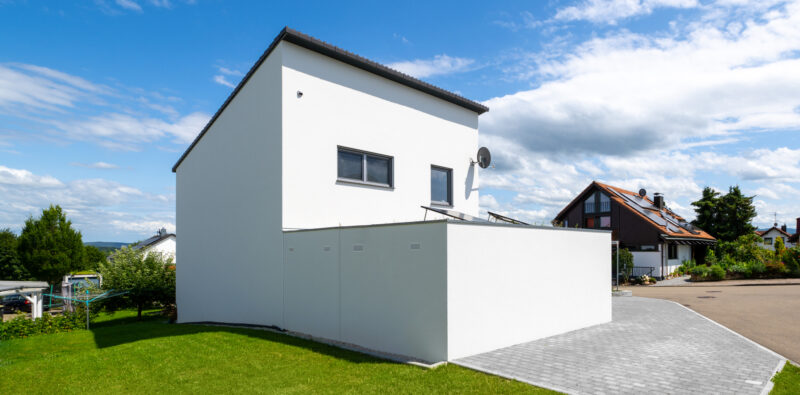 Beton Einzelgarage mit Mehrzweckraum