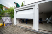 Garagensanierung/Garagenmodernisierung Tor austausch bei Betonfertiggaragen.