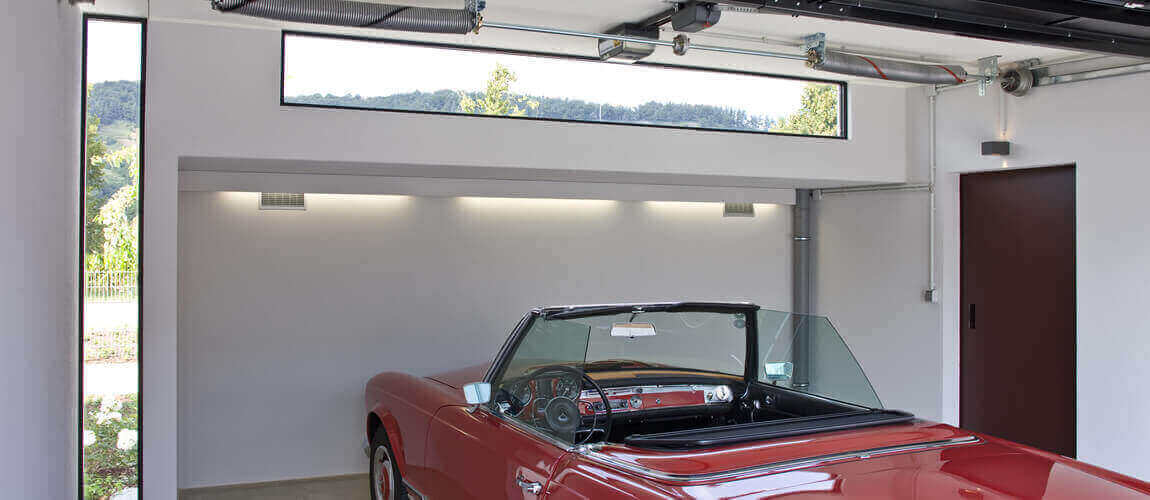 Maßgarage Innenansicht